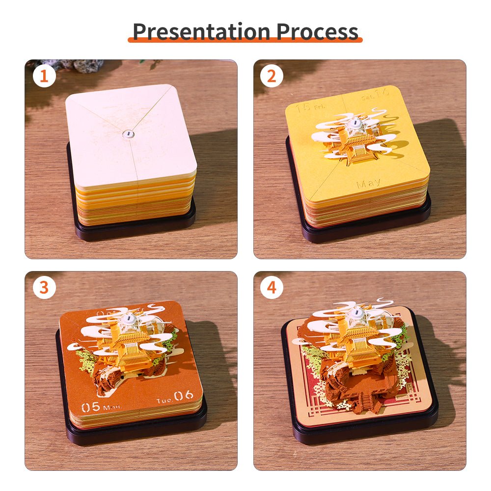 3D Calendar 2026 - Laojun Mountain - 3D Calendar