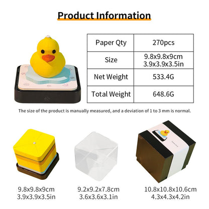 3D Calendar 2026 - Little Yellow Duck - 3D Calendar