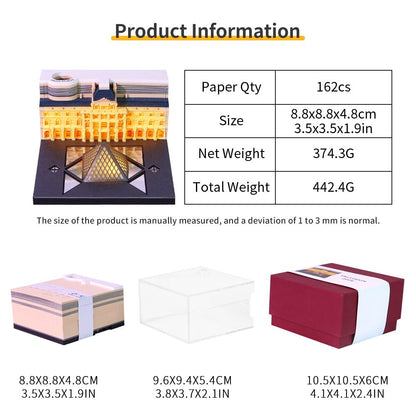 3D Calendar 2026 - Louvre - 3D Calendar