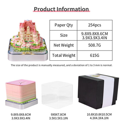3D Calendar 2026 - Love Castle - 3D Calendar