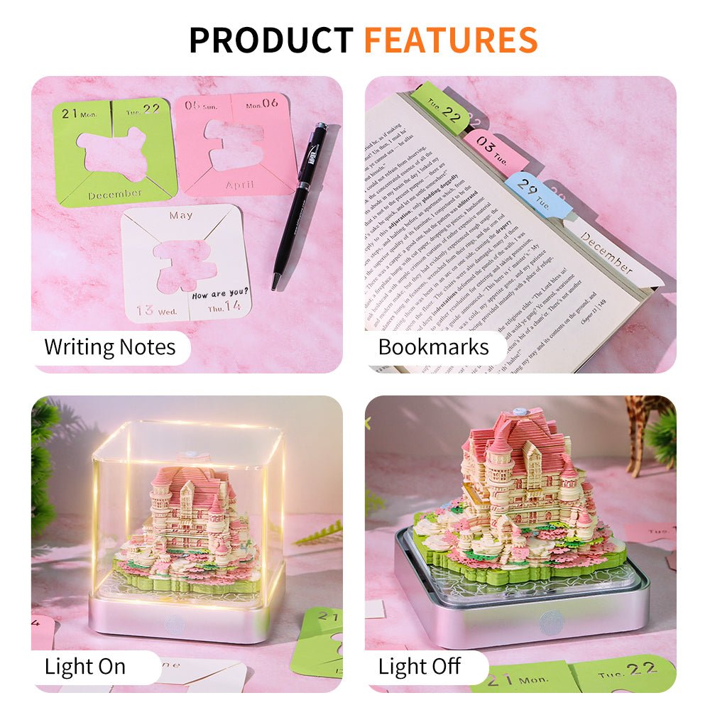 3D Calendar 2026 - Love Castle - 3D Calendar