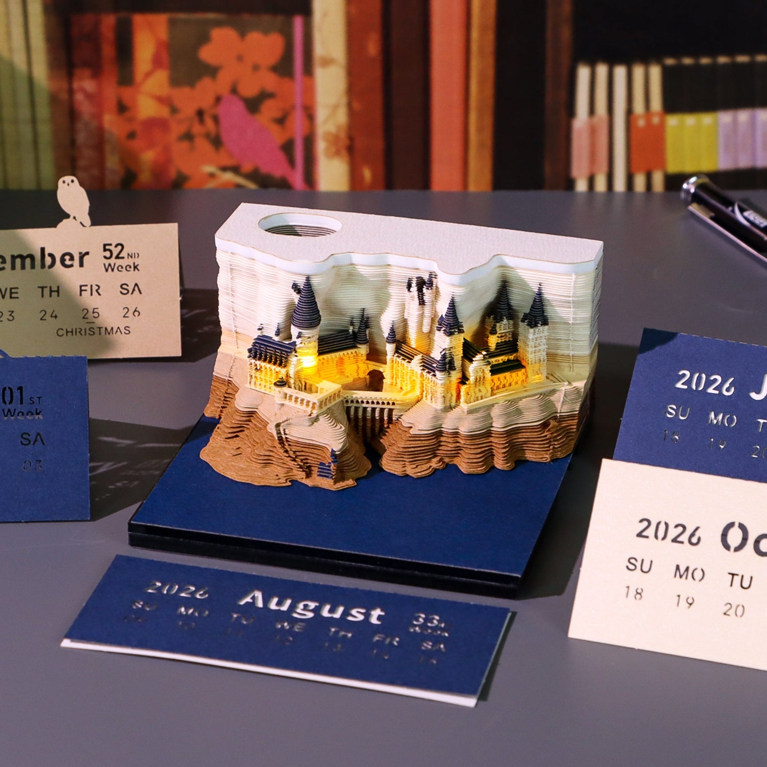 3D Calendar 2026 - Magic Castle - 3D Calendar