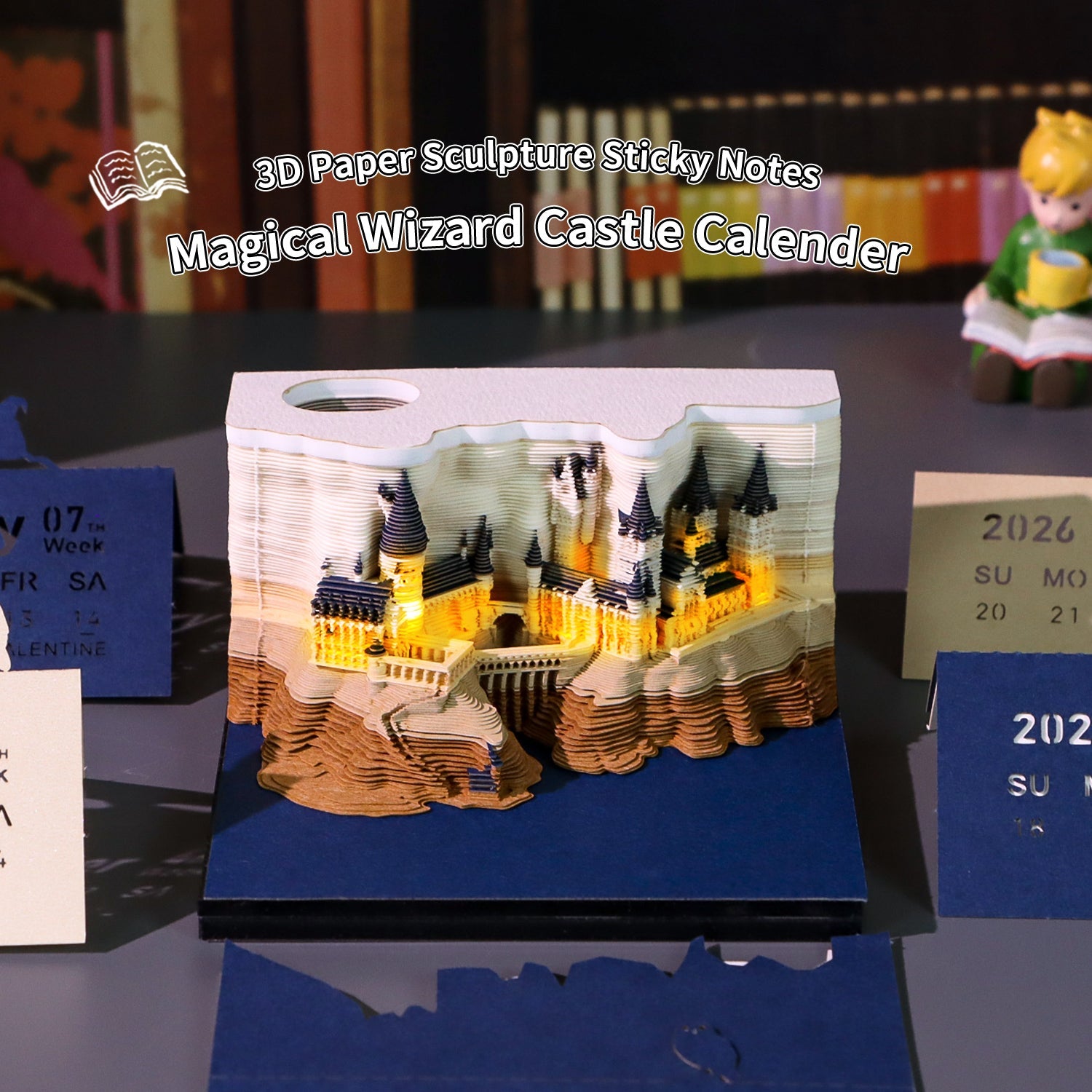 3D Calendar 2026 - Magic Castle - 3D Calendar