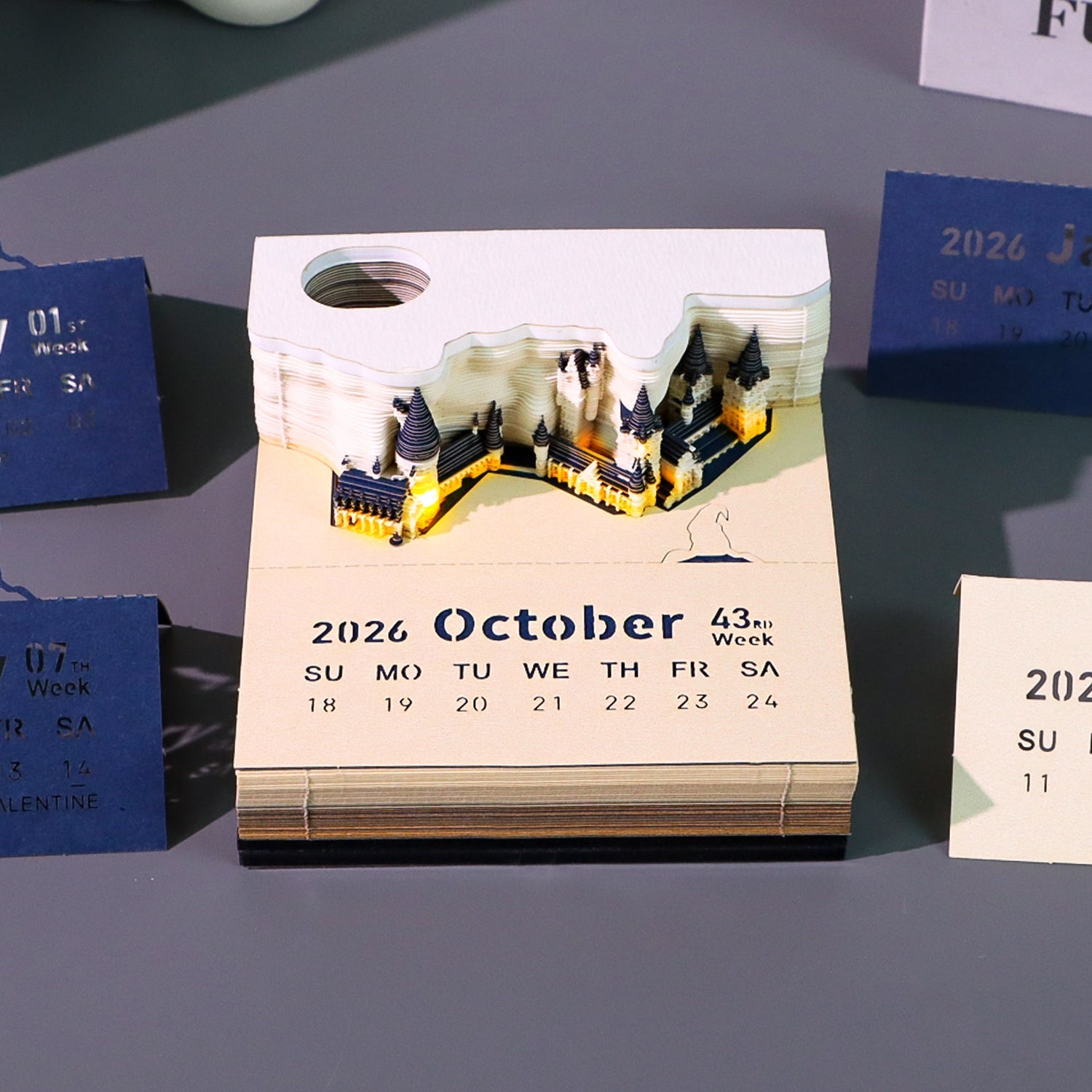 3D Calendar 2026 - Magic Castle - 3D Calendar