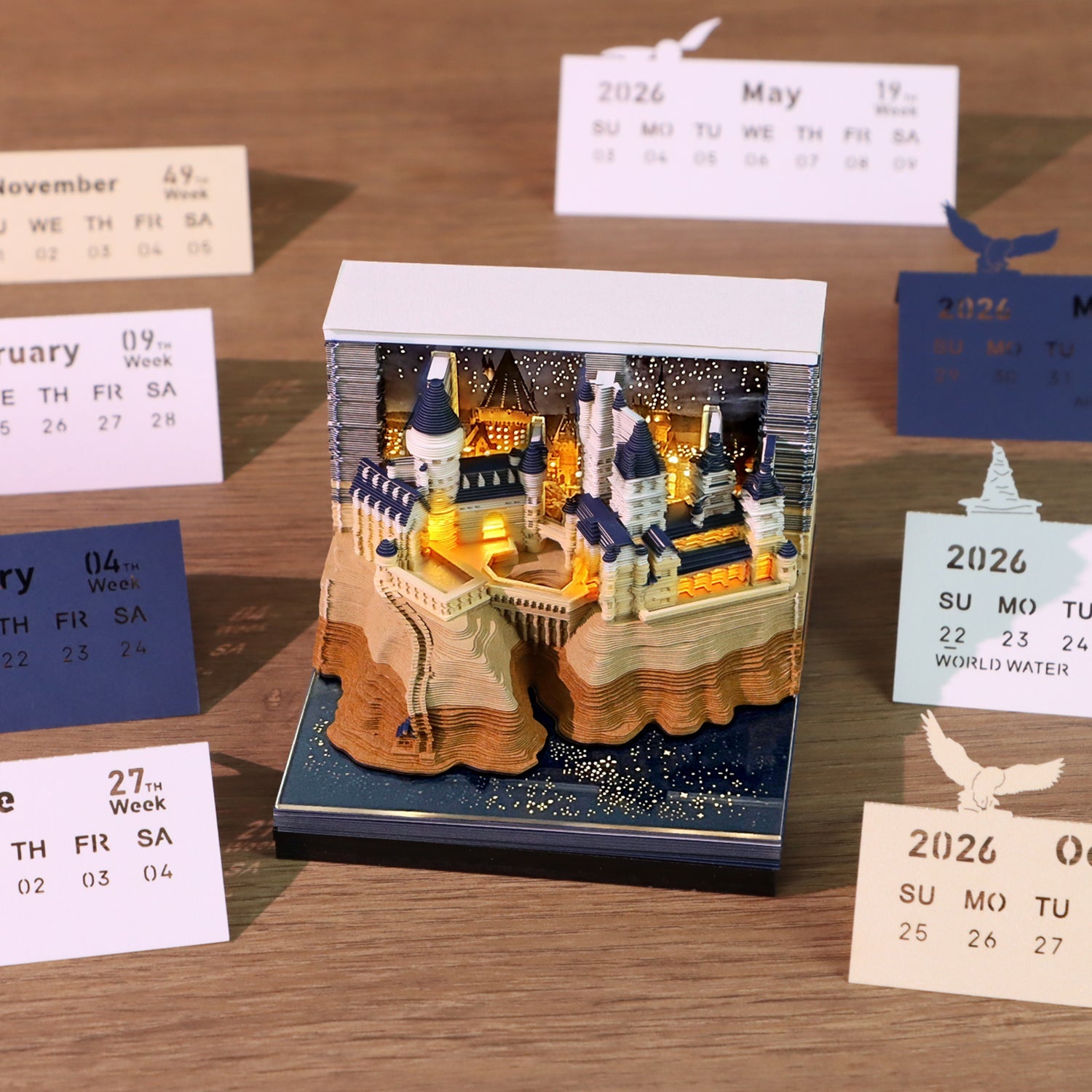 3D Calendar 2026 - Magic Castle - 3D Calendar