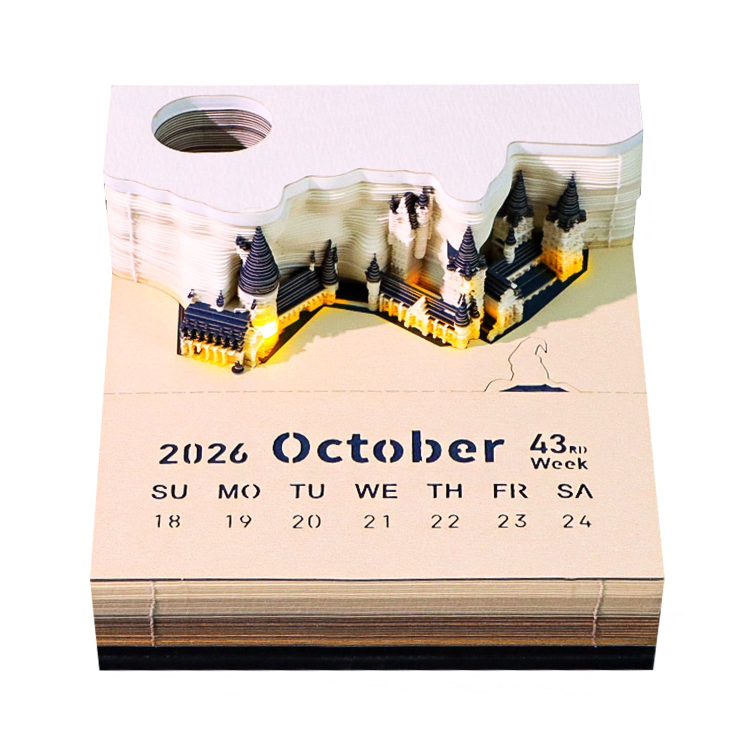 3D Calendar 2026 - Magic Castle - 3D Calendar
