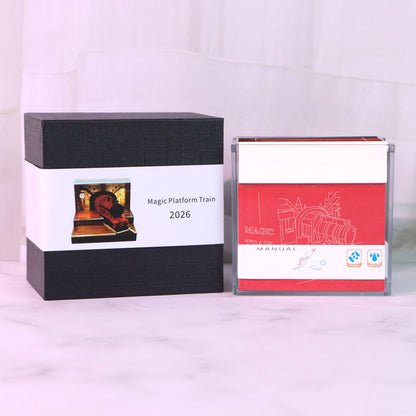 3D Calendar 2026 - Magic Platform Train - 3D Calendar
