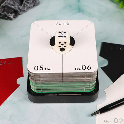 3D Calendar 2026 - Mahjong Panda - 3D Calendar