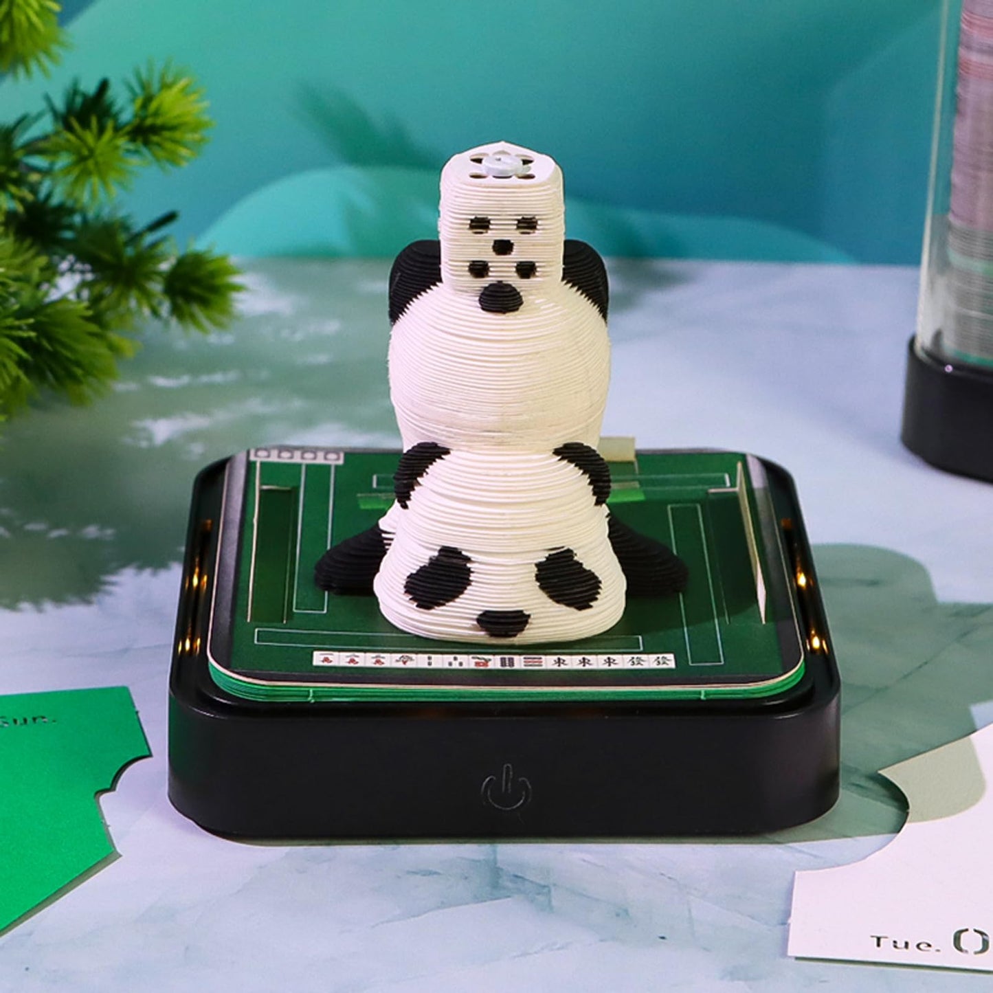 3D Calendar 2026 - Mahjong Panda - 3D Calendar