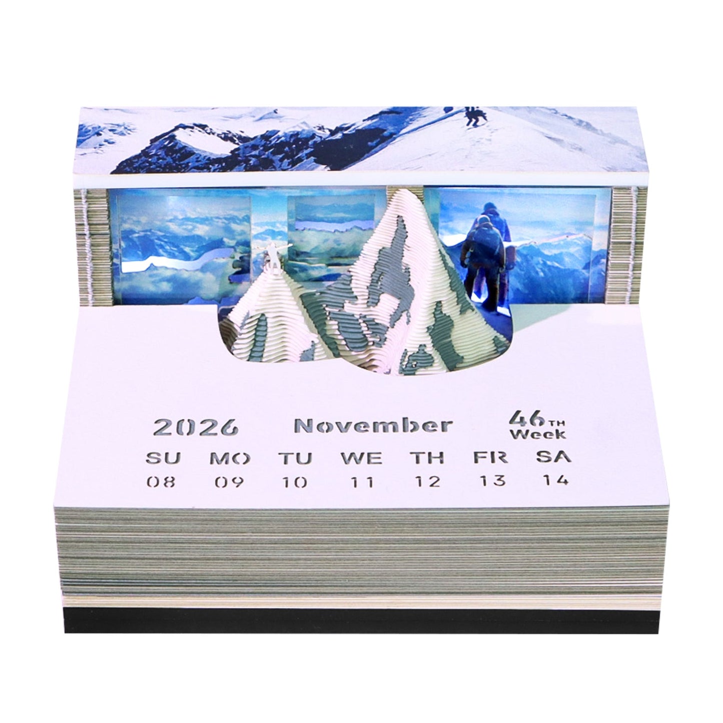 3D Calendar 2026 - Mount Qomolangma - 3D Calendar