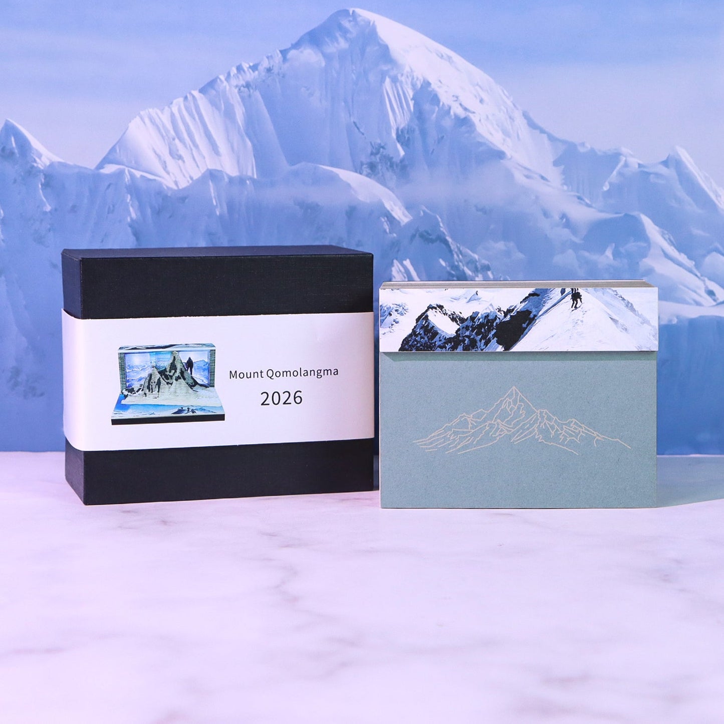 3D Calendar 2026 - Mount Qomolangma - 3D Calendar