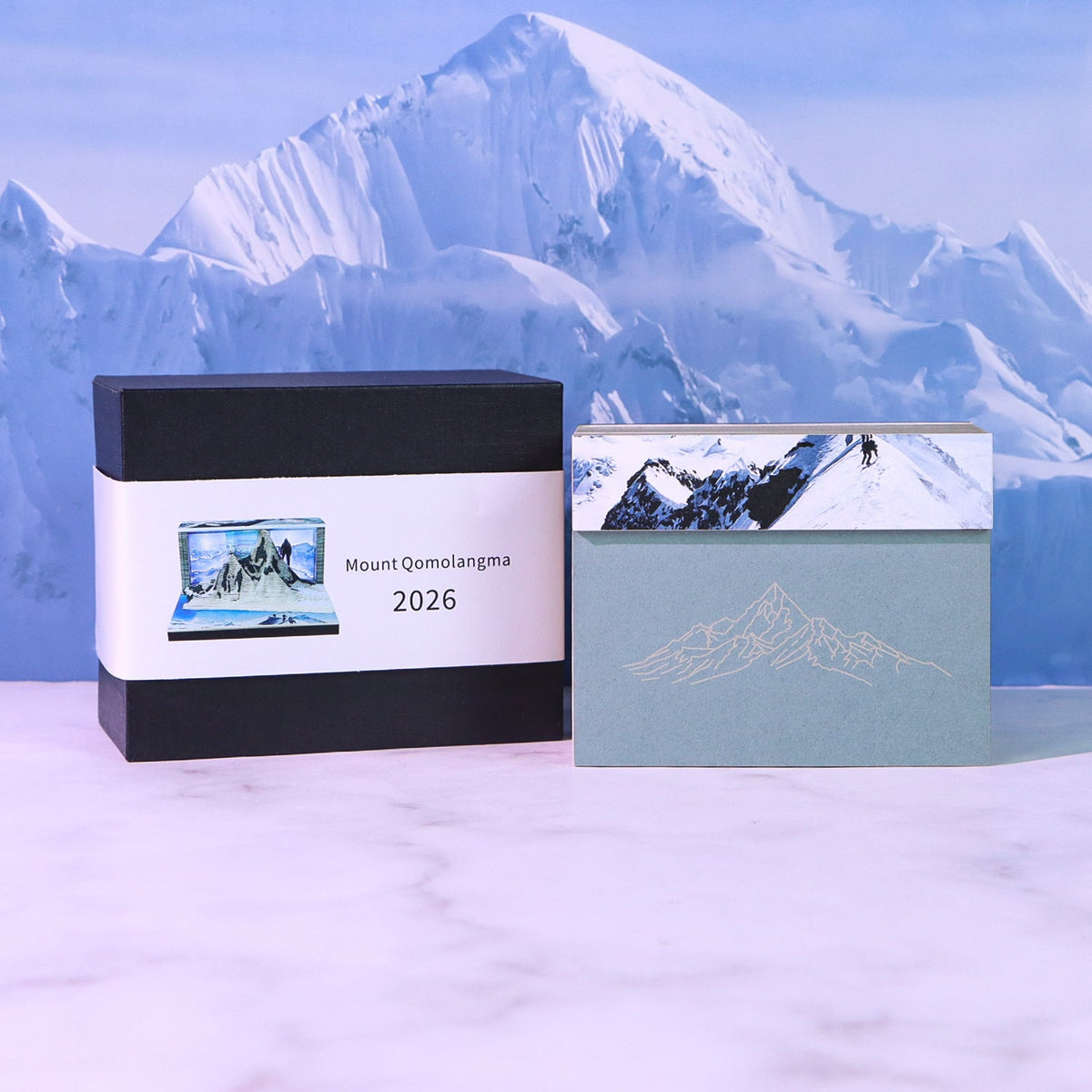 3D Calendar 2026 - Mount Qomolangma - 3D Calendar