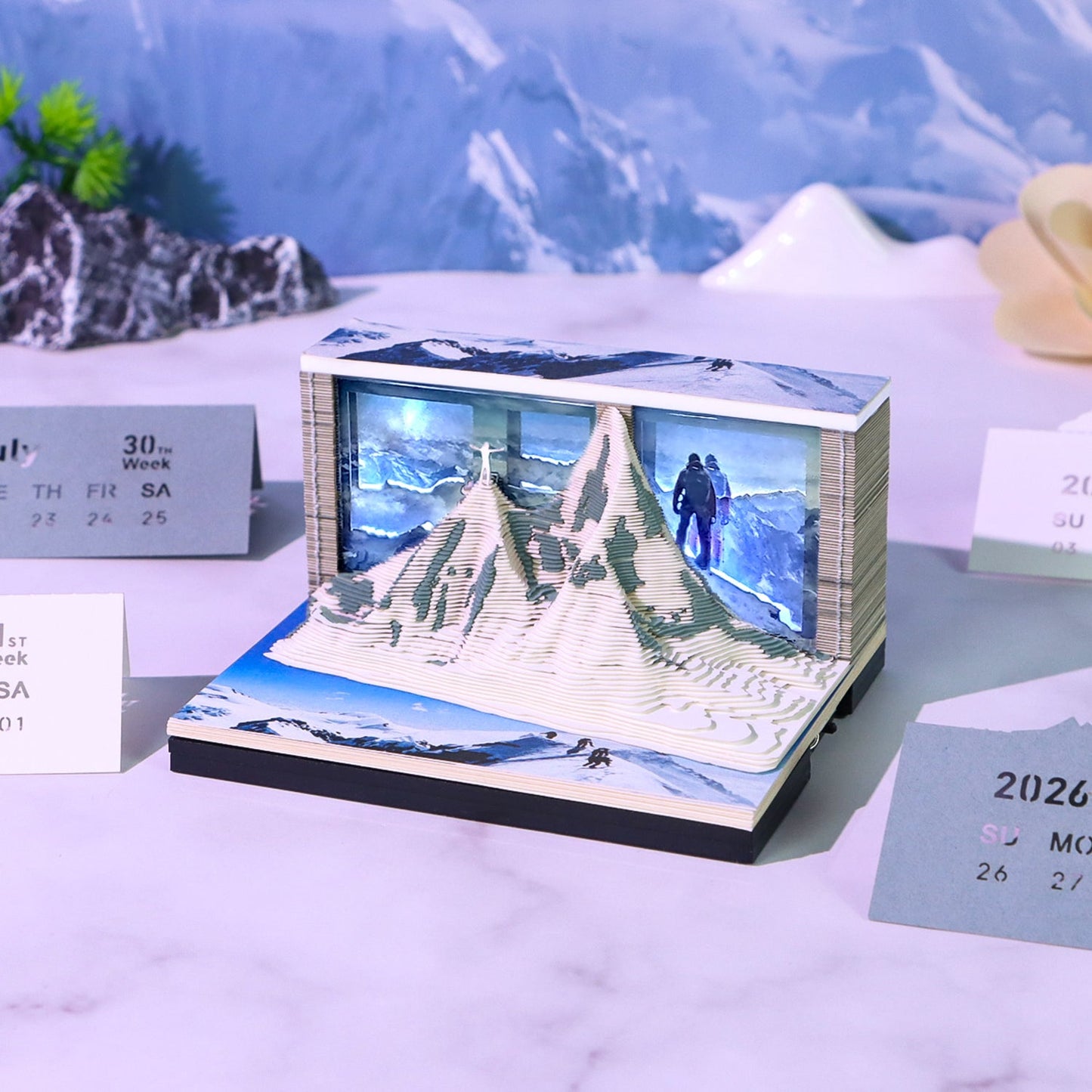 3D Calendar 2026 - Mount Qomolangma - 3D Calendar