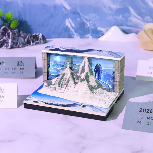 3D Calendar 2026 - Mount Qomolangma - 3D Calendar