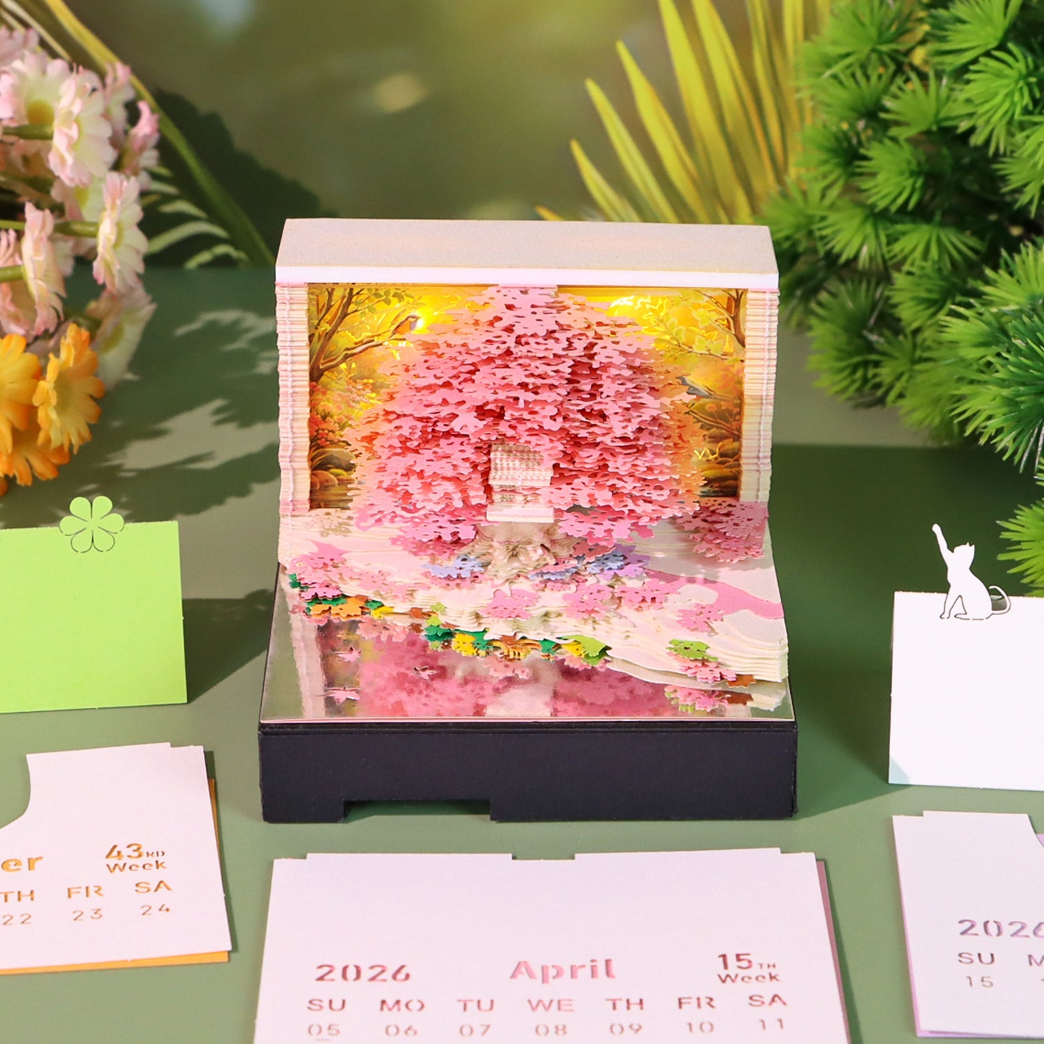 3D Calendar 2026 - Music Tree - 3D Calendar
