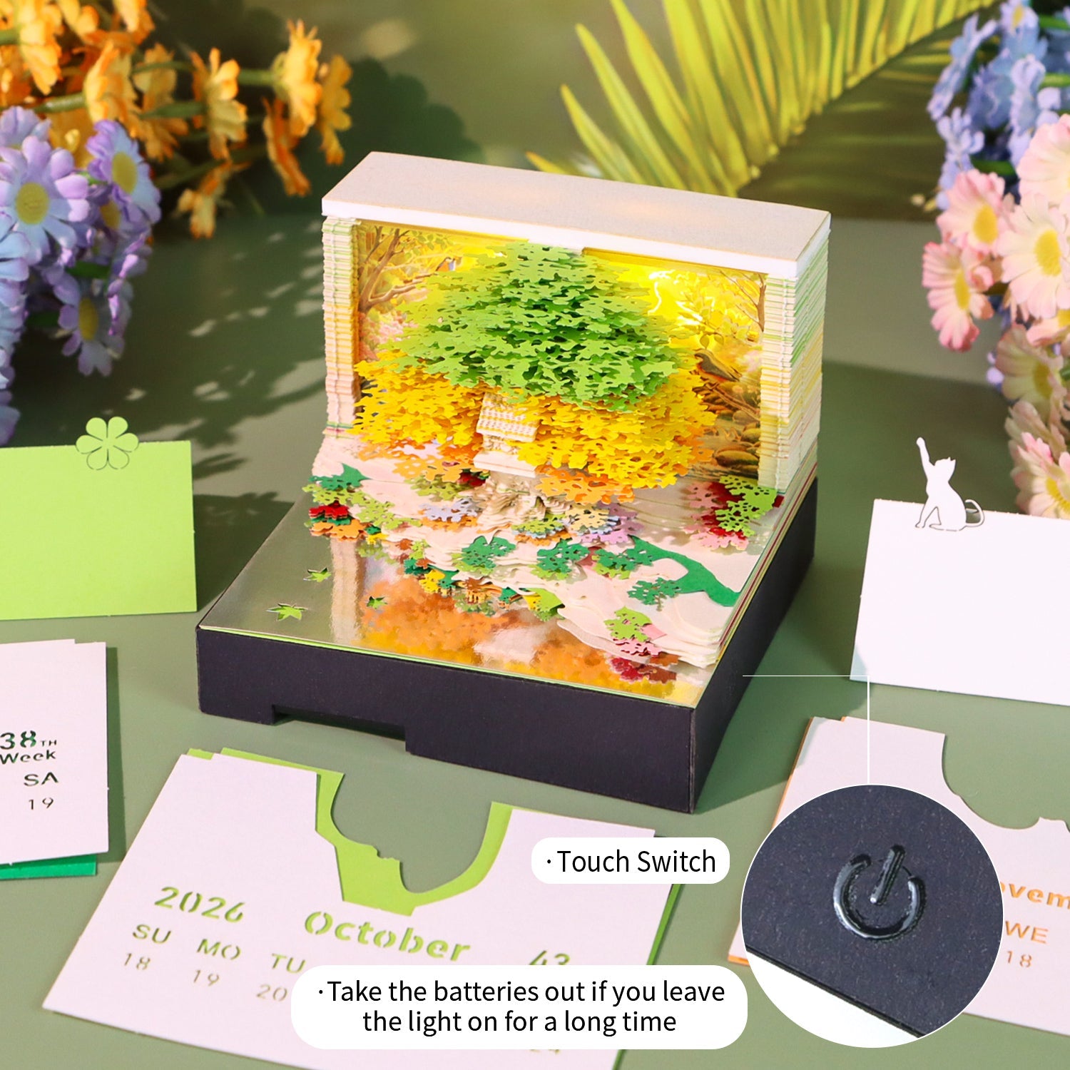 3D Calendar 2026 - Music Tree - 3D Calendar