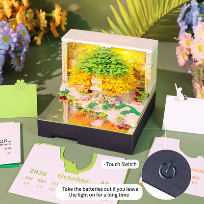 3D Calendar 2026 - Music Tree - 3D Calendar