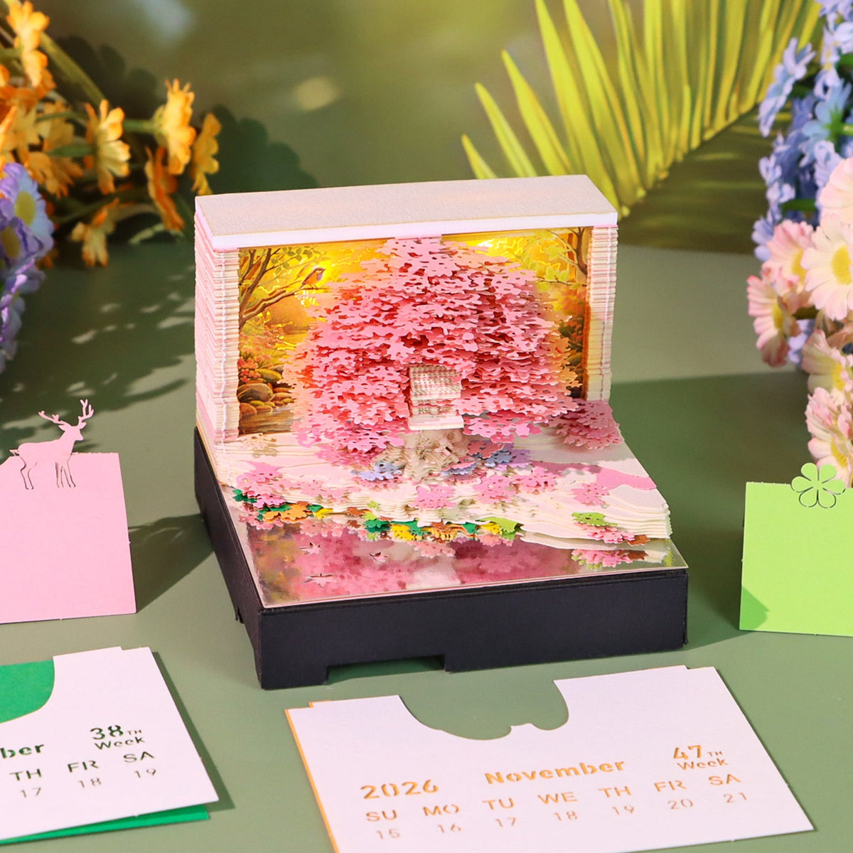 3D Calendar 2026 - Music Tree - 3D Calendar