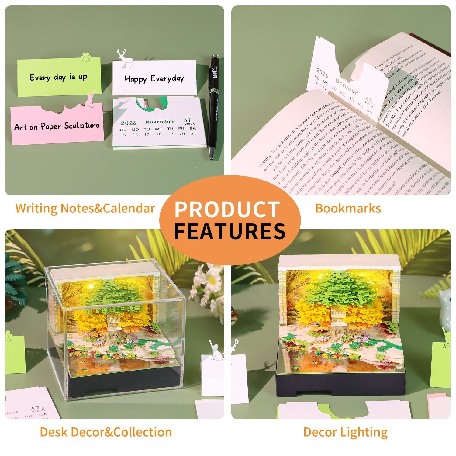 3D Calendar 2026 - Music Tree - 3D Calendar