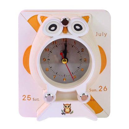 3D Calendar 2026 - Owl Clock - 3D Calendar