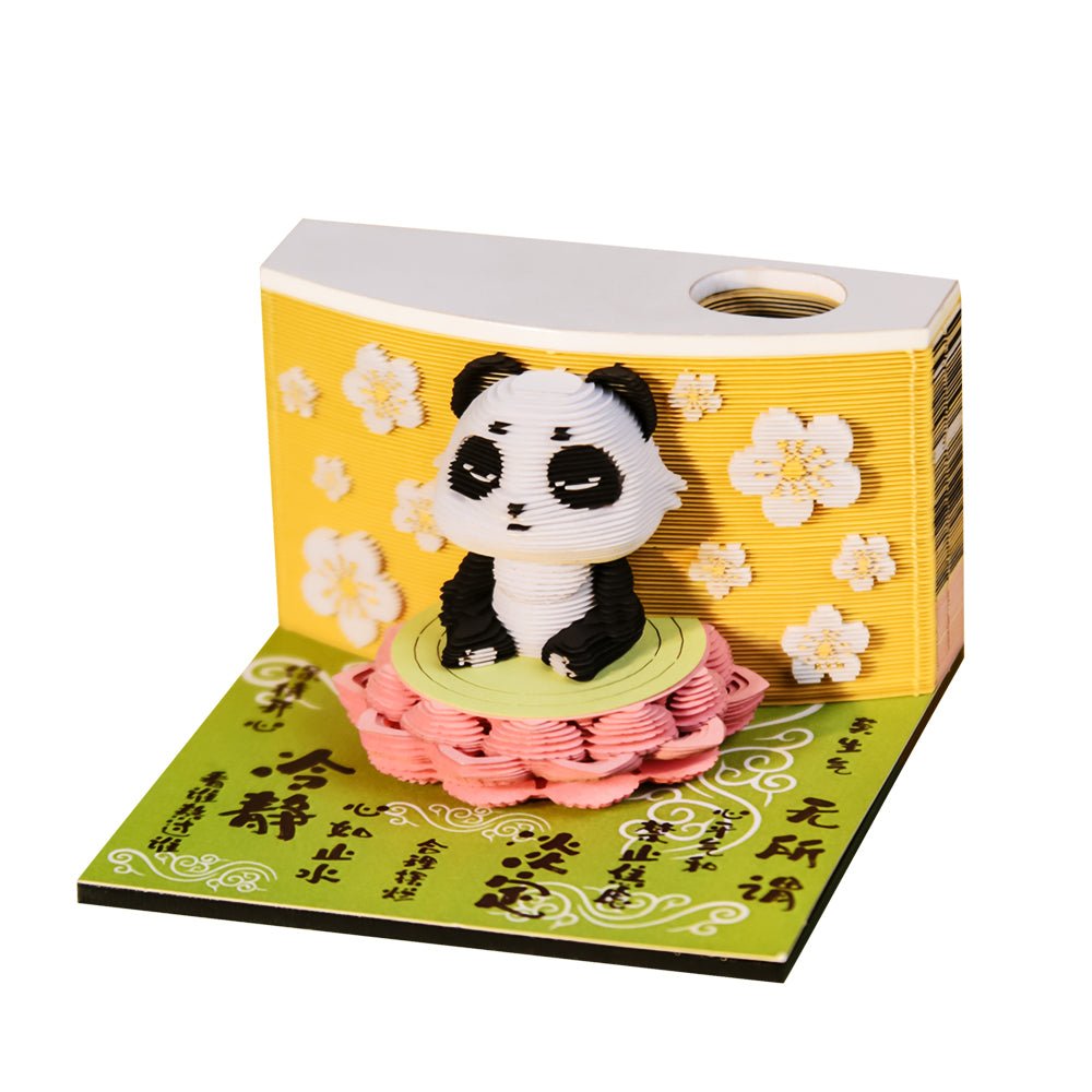 3D Calendar 2026 - Panda - 3D Calendar