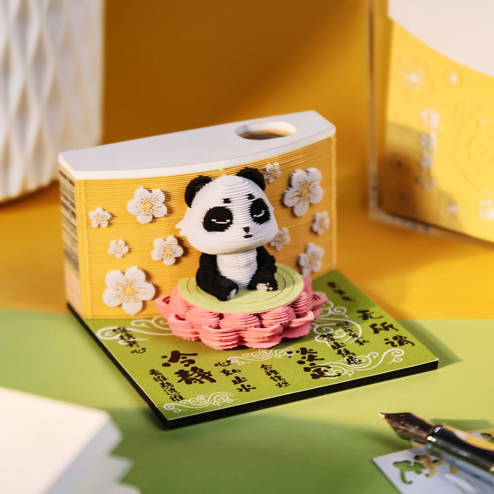 3D Calendar 2026 - Panda - 3D Calendar
