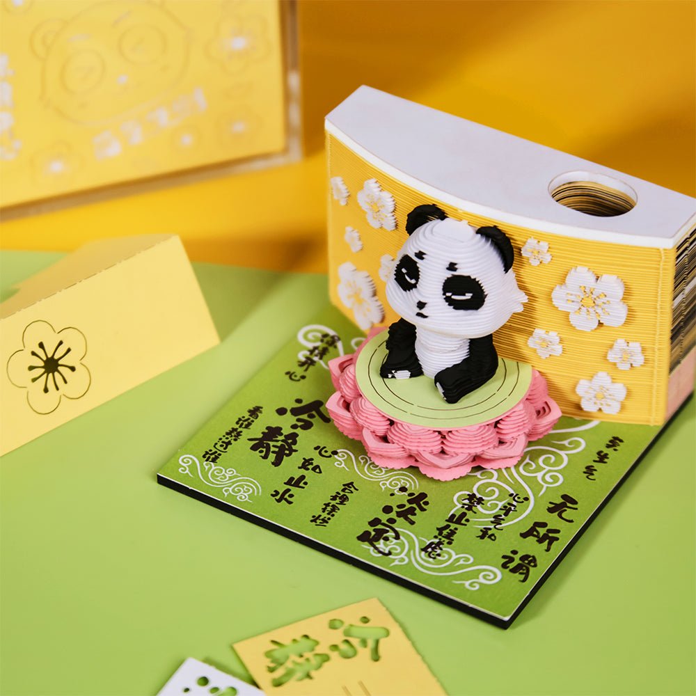 3D Calendar 2026 - Panda - 3D Calendar