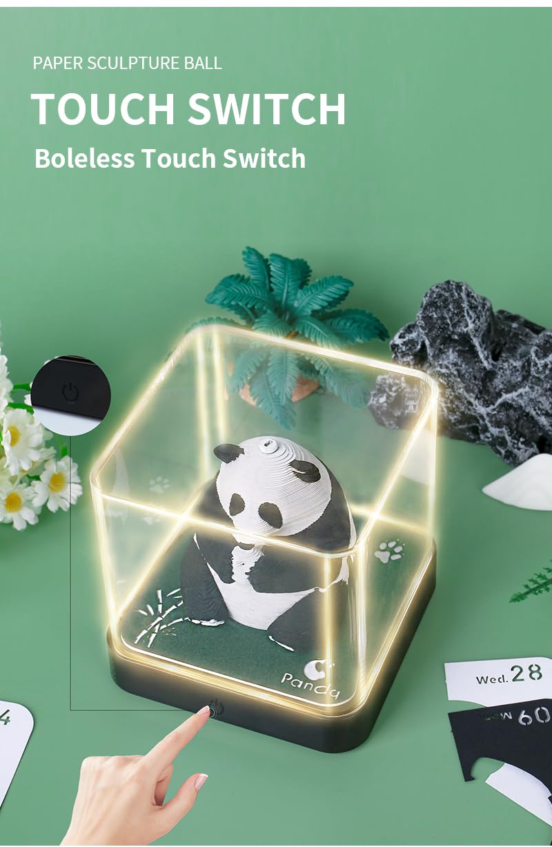 ハンタロページ 3D Calendar 2026 - Panda D - 3D Calendar