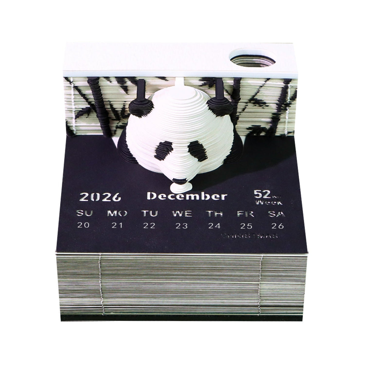 3D Calendar 2026 - Panda E - 3D Calendar