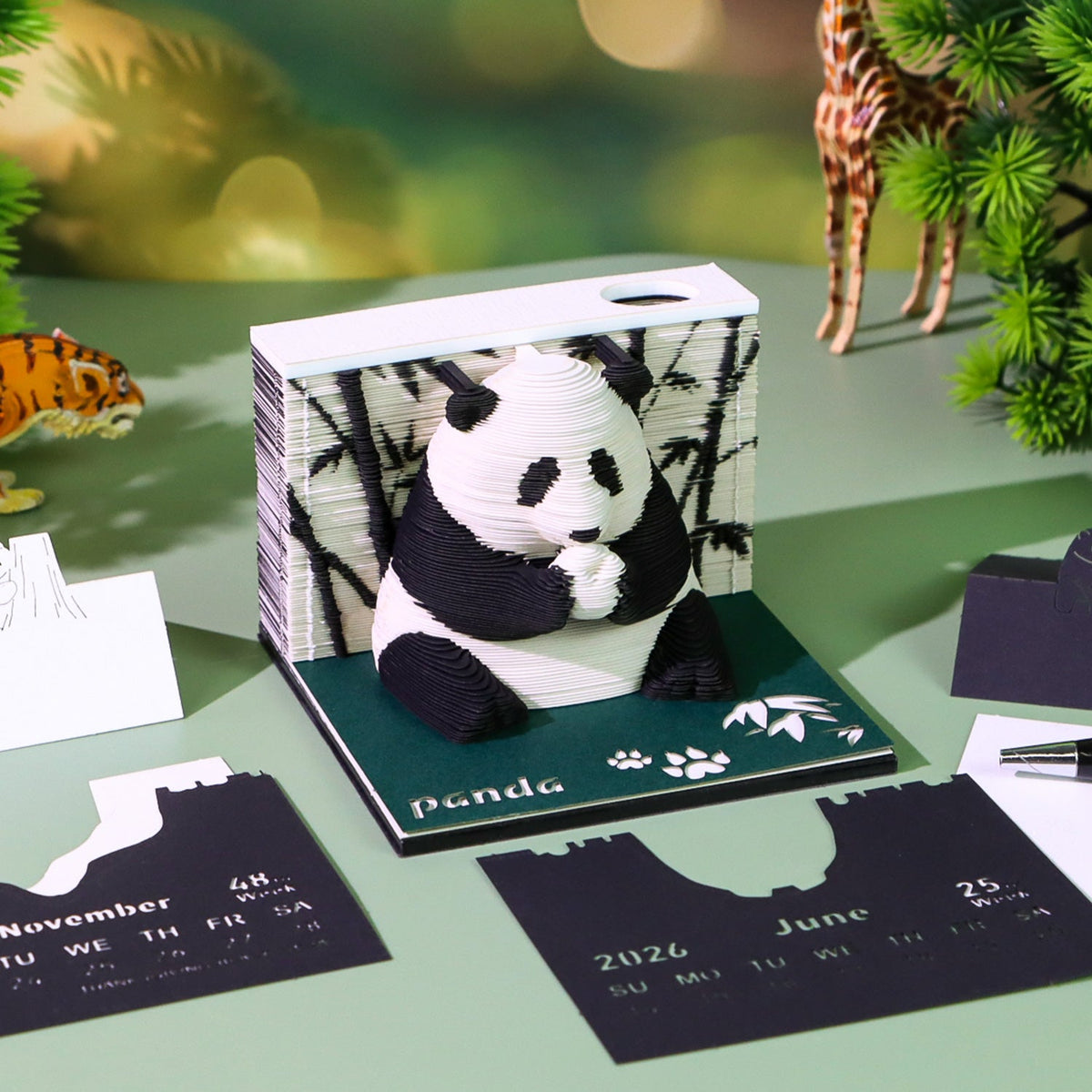 3D Calendar 2026 - Panda E - 3D Calendar