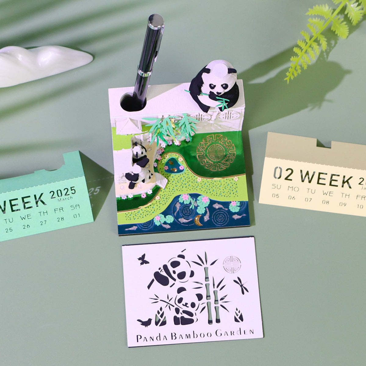 3D Calendar 2026 - Panda G - 3D Calendar