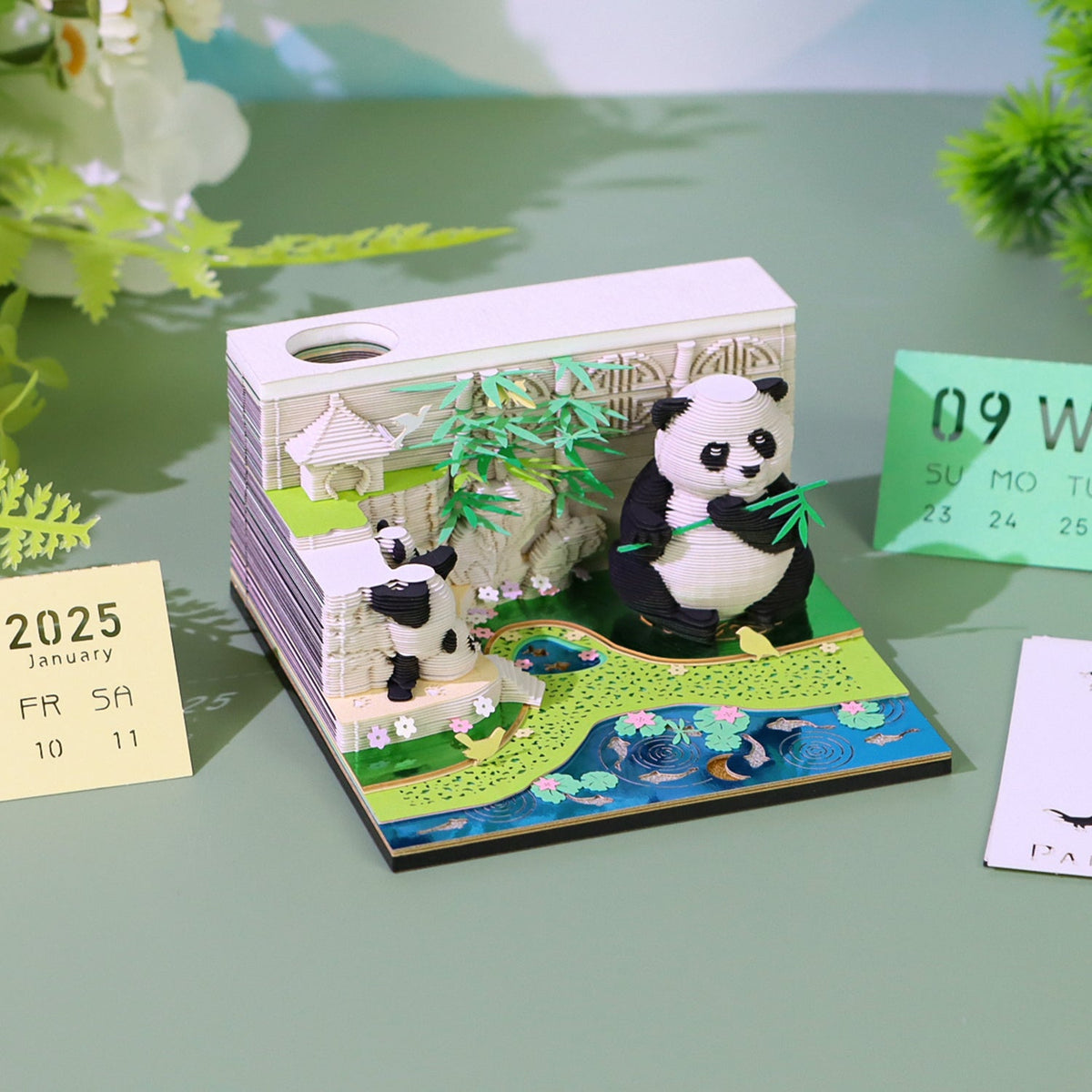 3D Calendar 2026 - Panda G - 3D Calendar