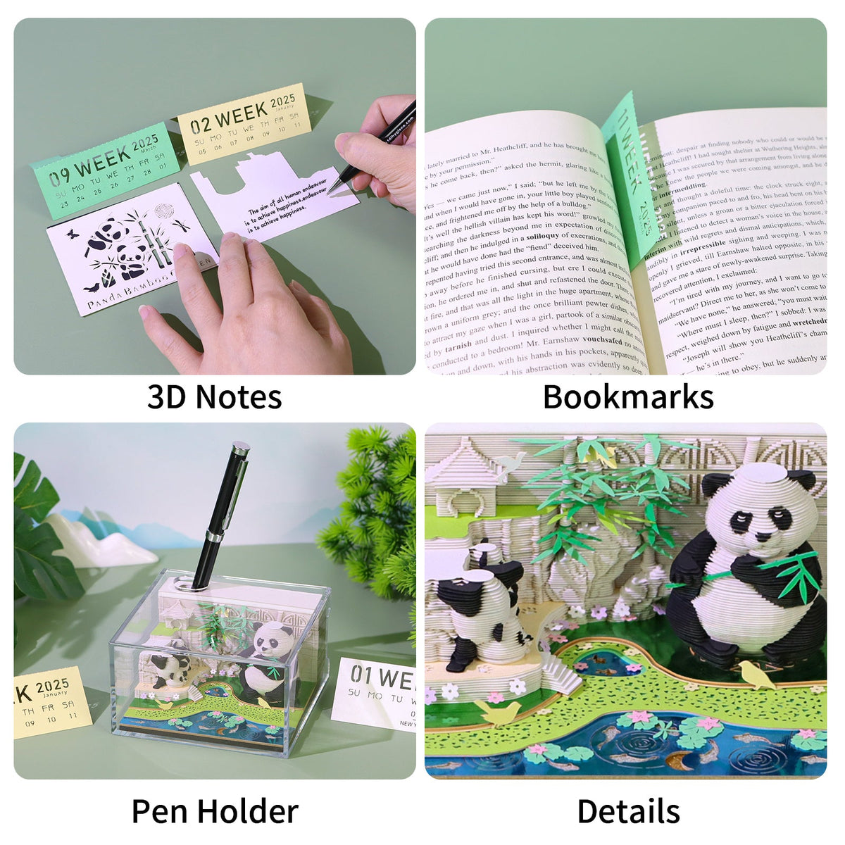 3D Calendar 2026 - Panda G - 3D Calendar