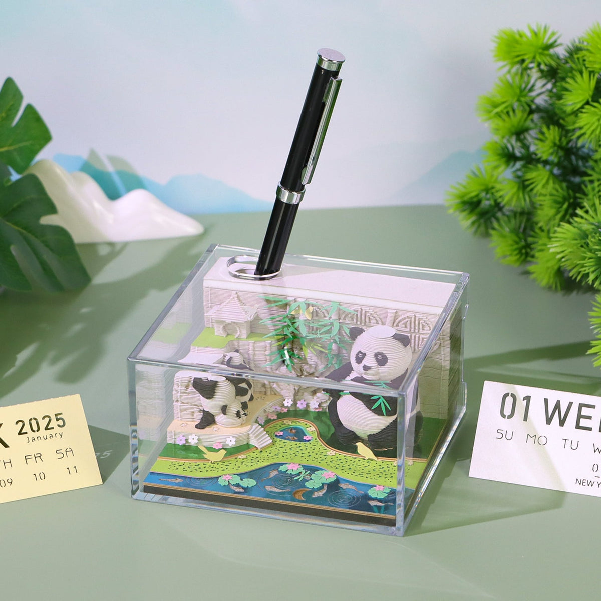3D Calendar 2026 - Panda G - 3D Calendar