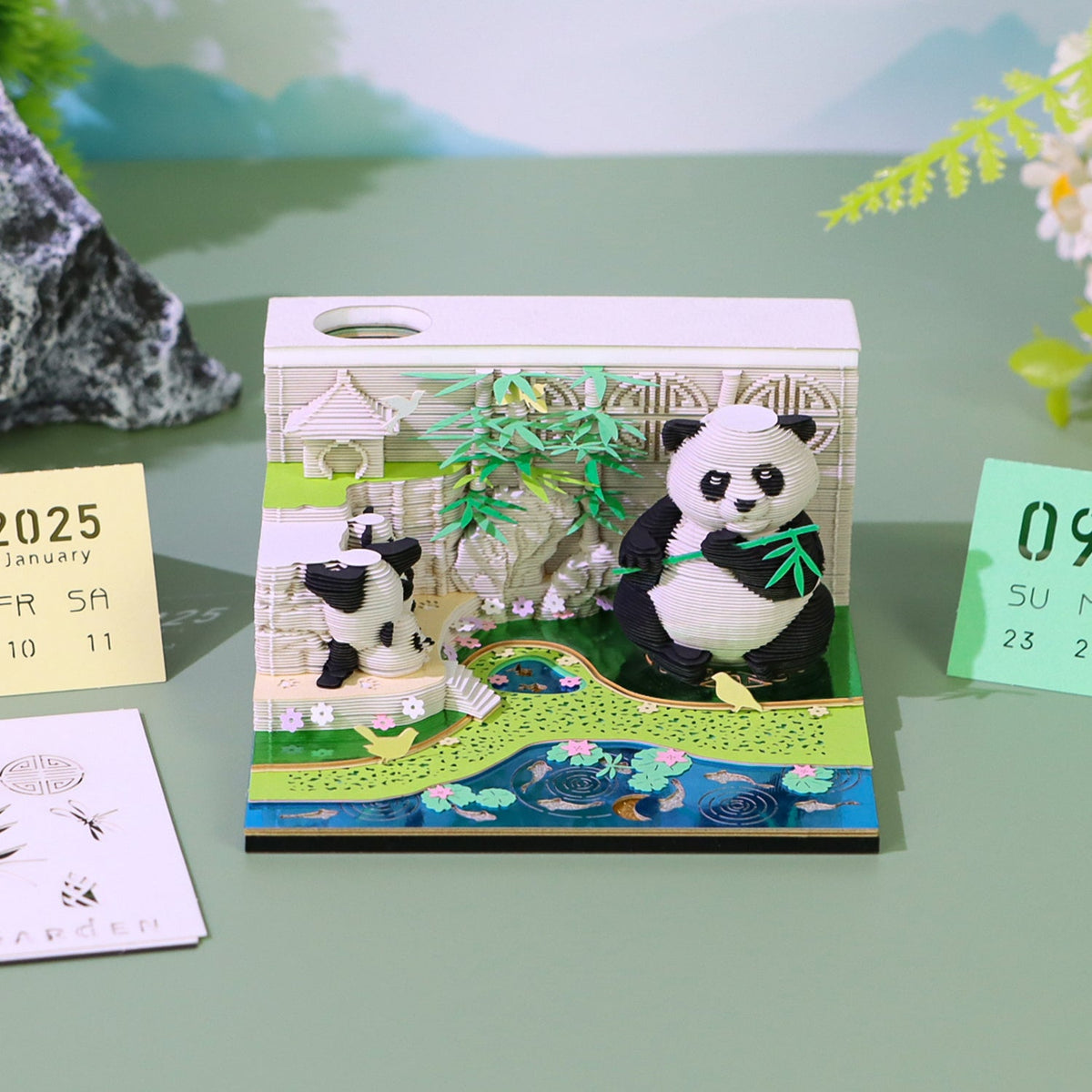 3D Calendar 2026 - Panda G - 3D Calendar