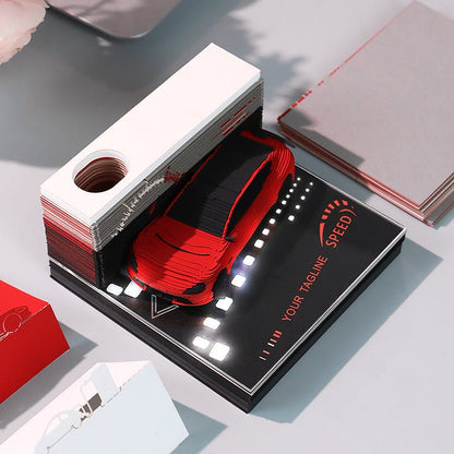 3D Calendar 2026 - Racing Car - 3D Calendar