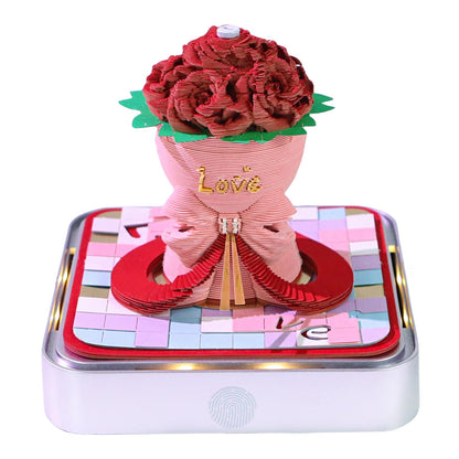 3D Calendar 2026 - Roses - 3D Calendar