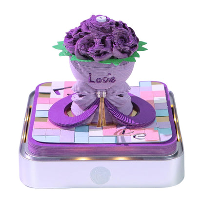 3D Calendar 2026 - Roses - 3D Calendar