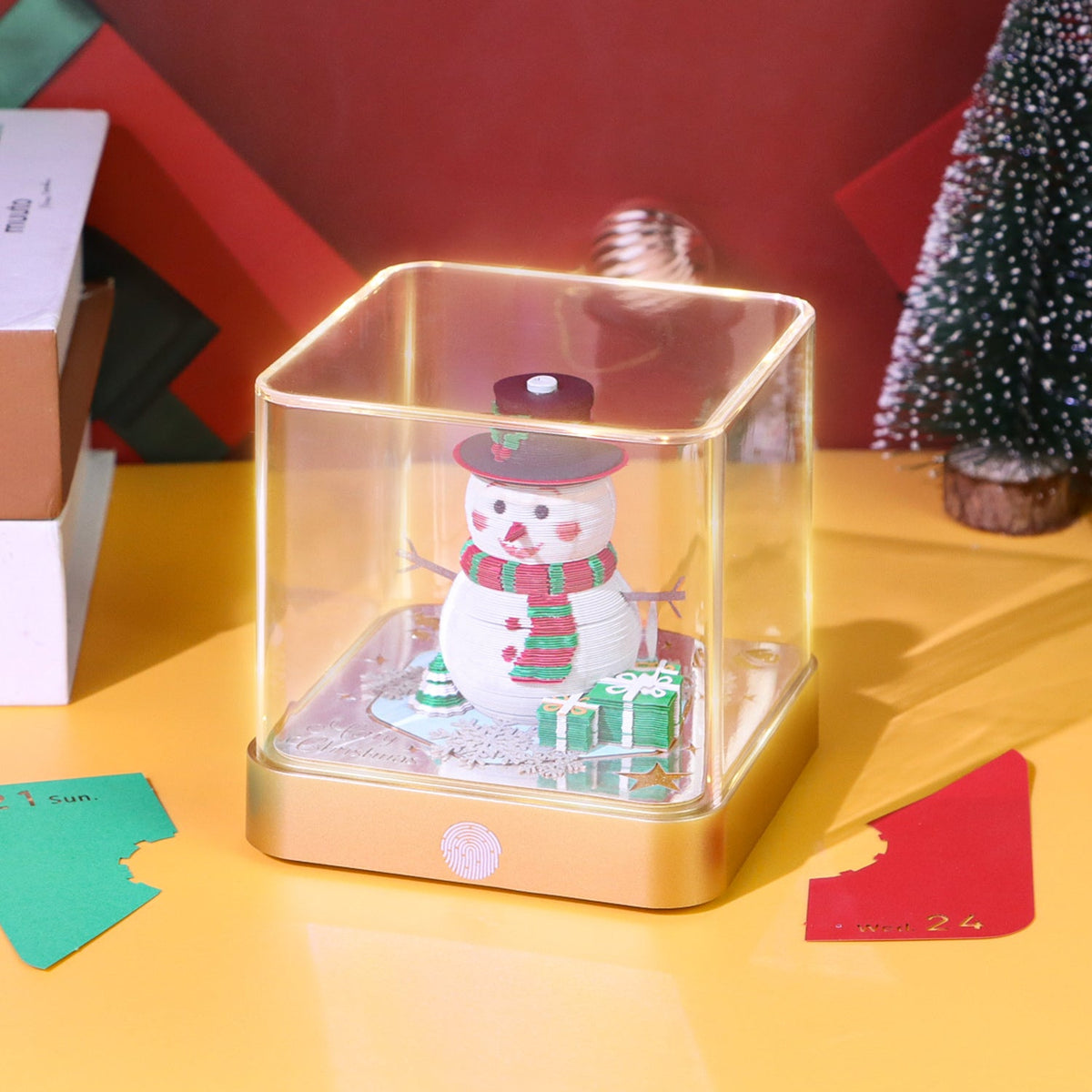 3D Calendar 2026 - Snowman - 3D Calendar