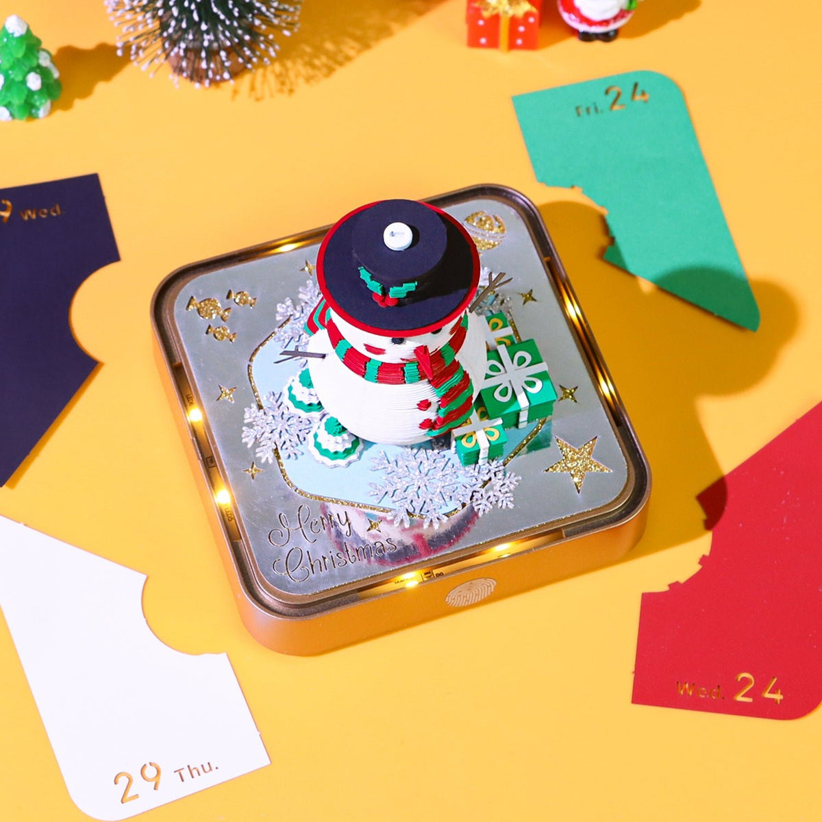 3D Calendar 2026 - Snowman - 3D Calendar