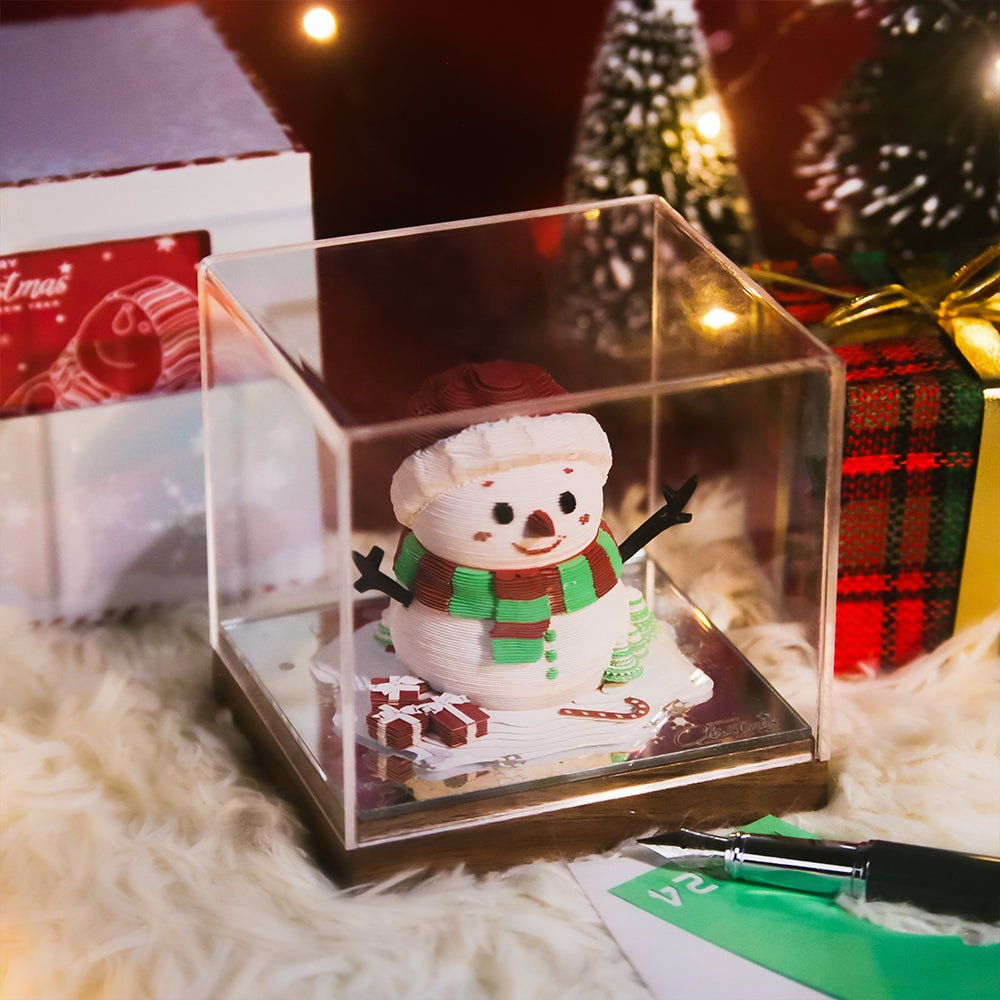3D Calendar 2026 - Snowman - 3D Calendar