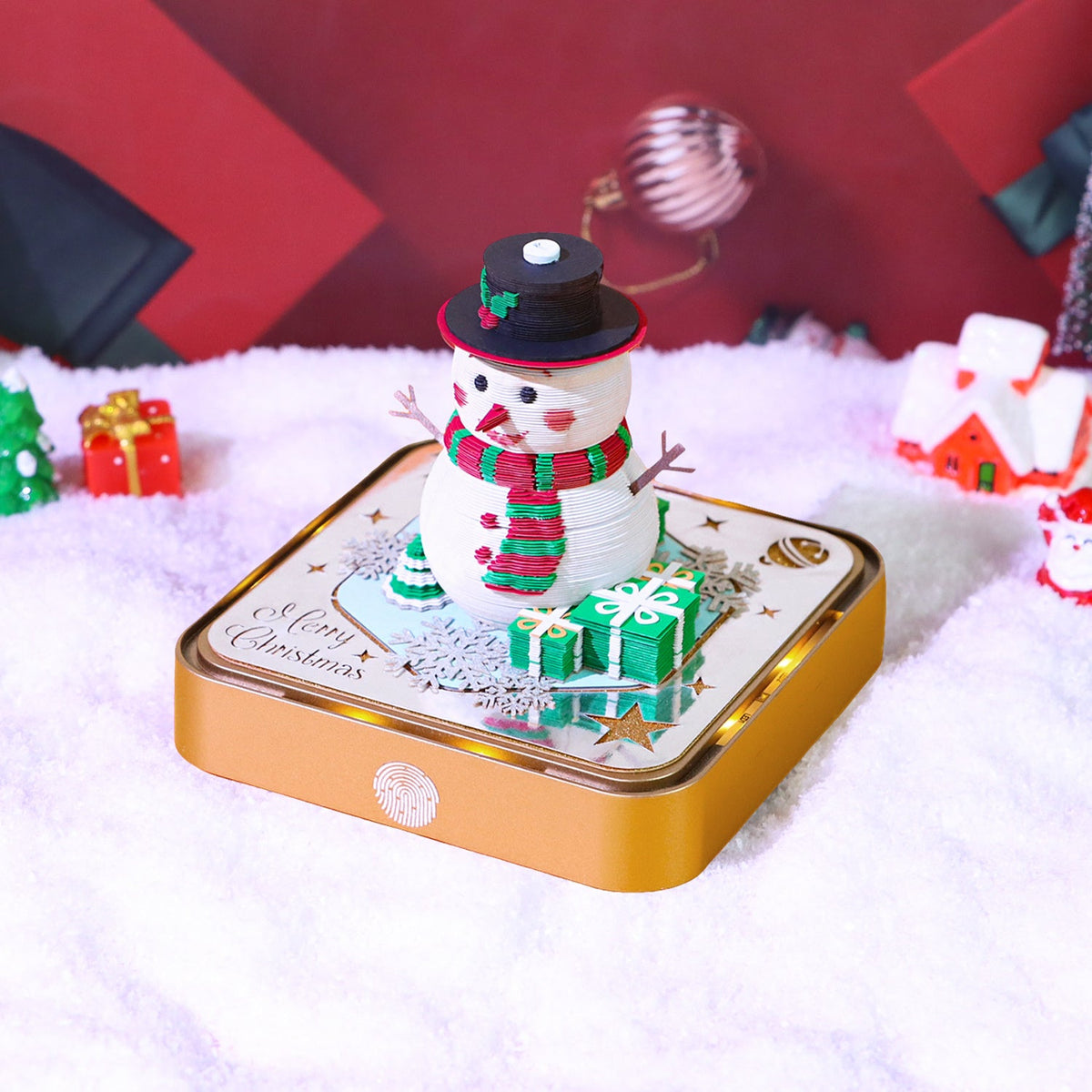 3D Calendar 2026 - Snowman - 3D Calendar