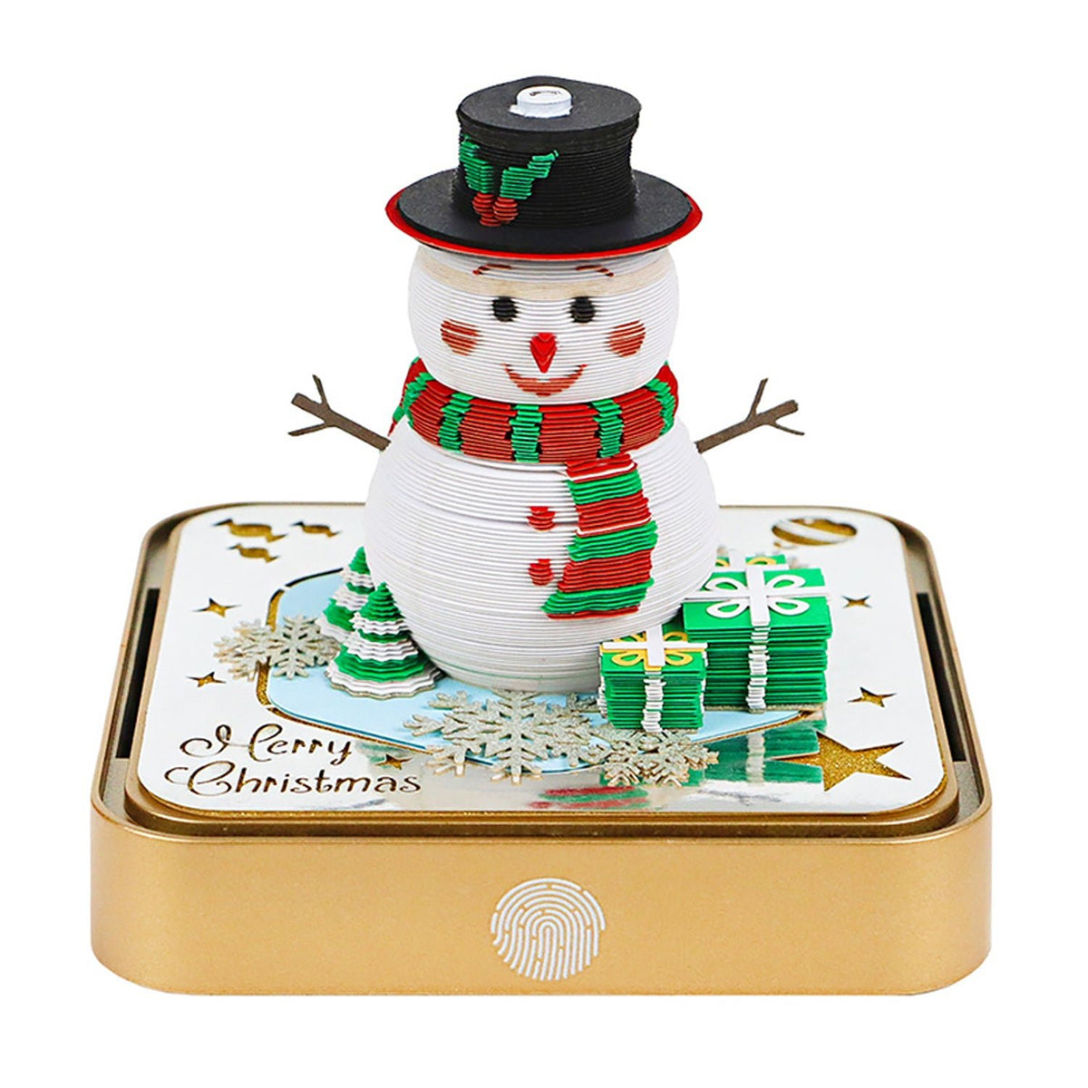 3D Calendar 2026 - Snowman - 3D Calendar