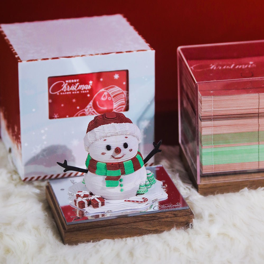 3D Calendar 2026 - Snowman - 3D Calendar