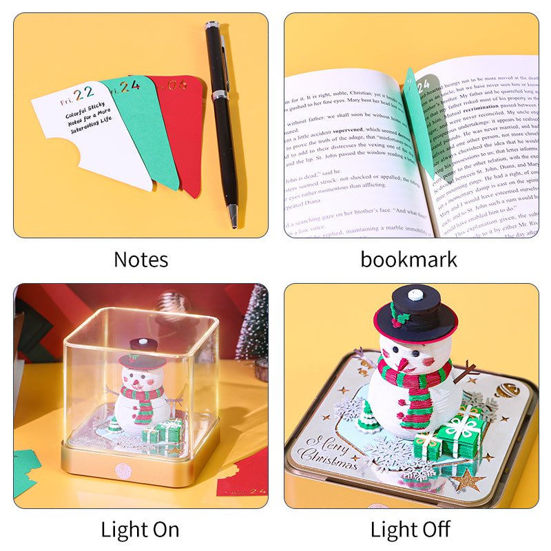 3D Calendar 2026 - Snowman - 3D Calendar