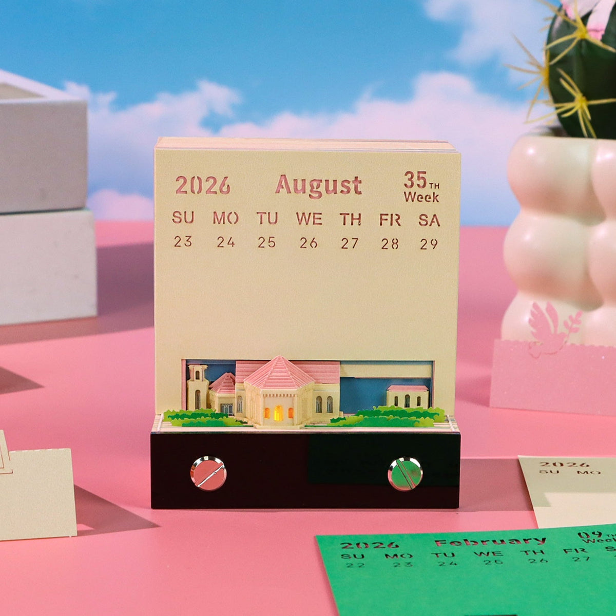 3D Calendar 2026 - St. Martin's Church - 3D Calendar