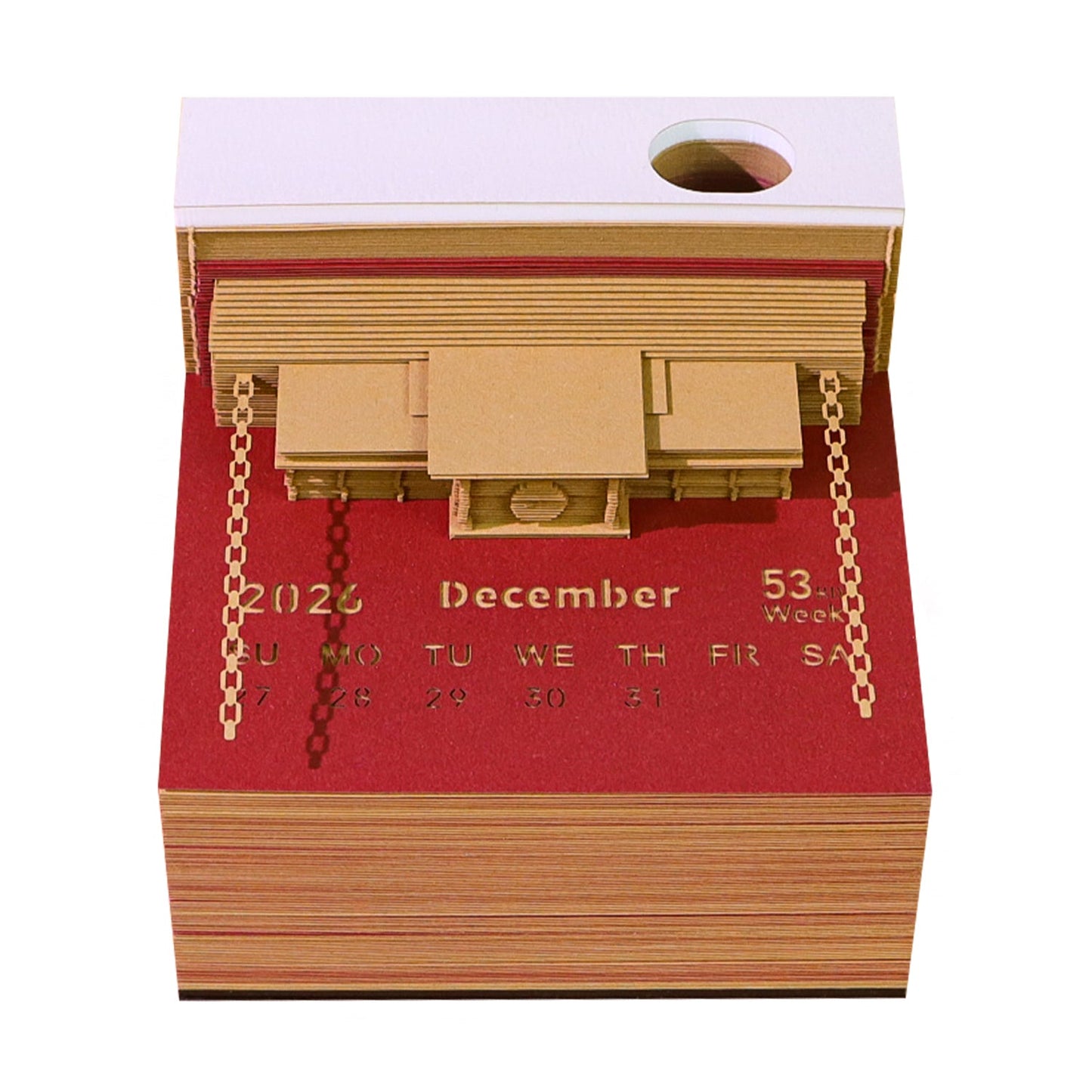 3D Calendar 2026 - The Train in The Book - 3D Calendar