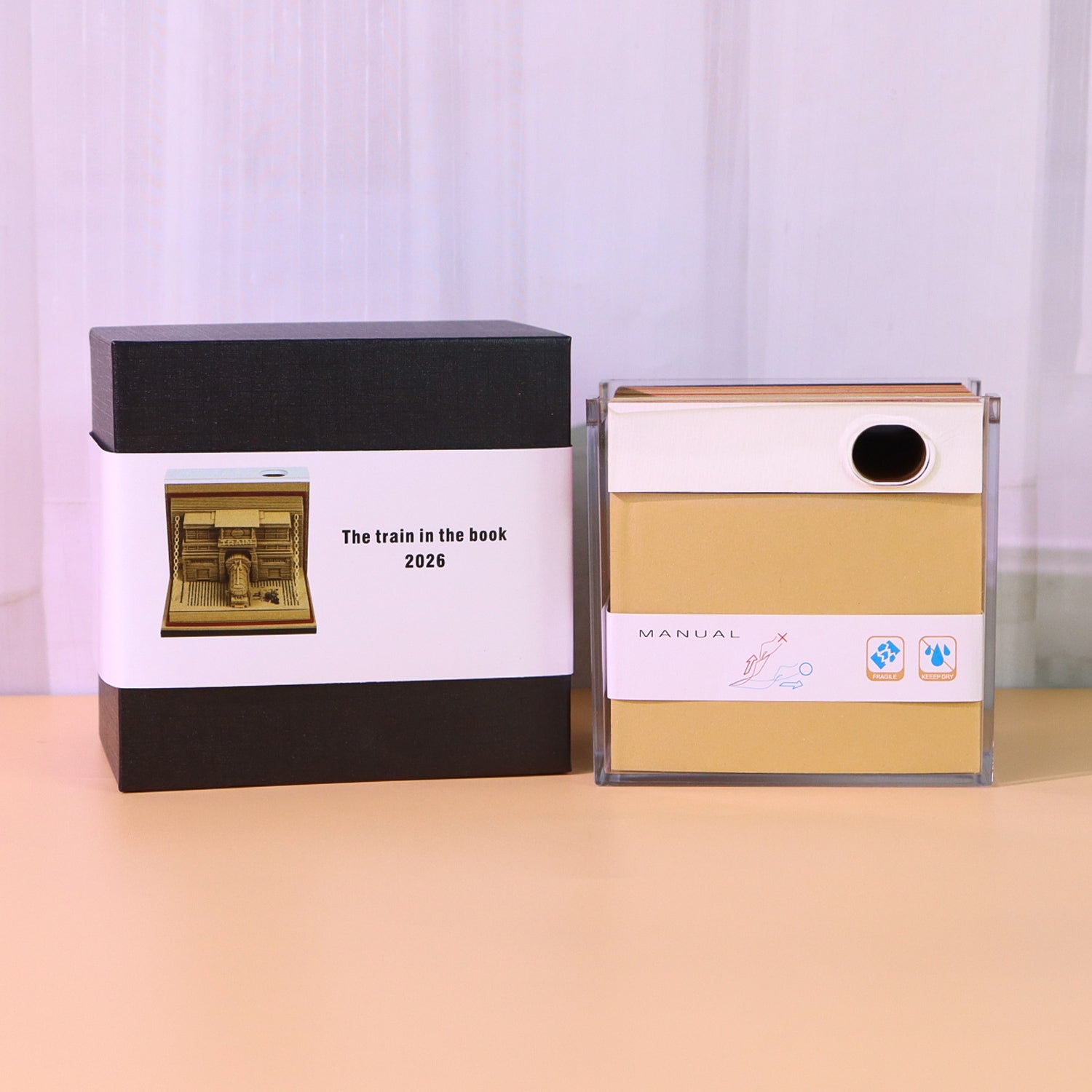 3D Calendar 2026 - The Train in The Book - 3D Calendar