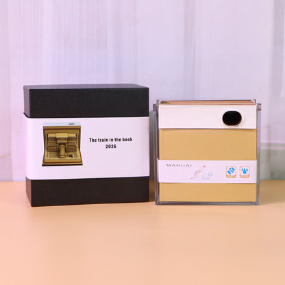 3D Calendar 2026 - The Train in The Book - 3D Calendar