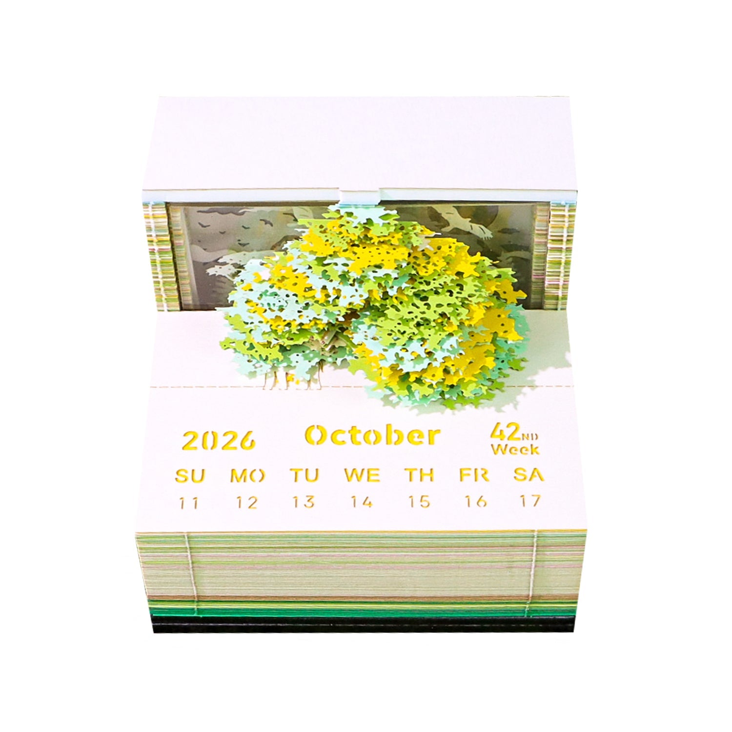3D Calendar 2026 - Tree House D - 3D Calendar